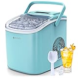 ecozy Portable Ice Maker Countertop, 9 Cubes Ready