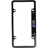 BMW Black Stainless Steel License Frame with M Logo