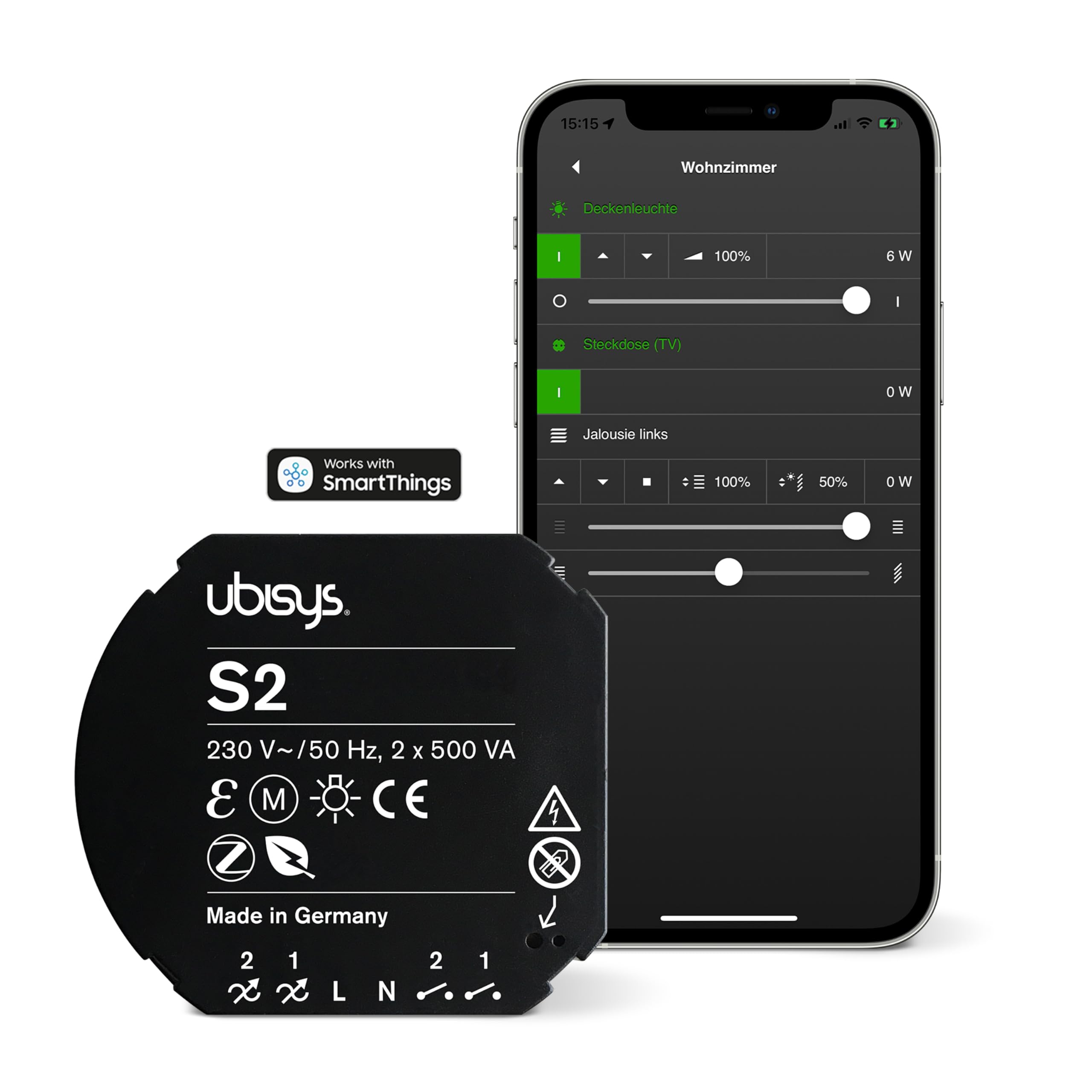 ubisys Zigbee Circuit Breaker S2: Wireless Circuit Breaker for retrofitting For intelligent lighting in your smart home