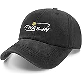 Pickleball Gifts for Men Women, Embroidered Adjustable Cotton Material, Washed and Distressed It was in Baseball Cap Black