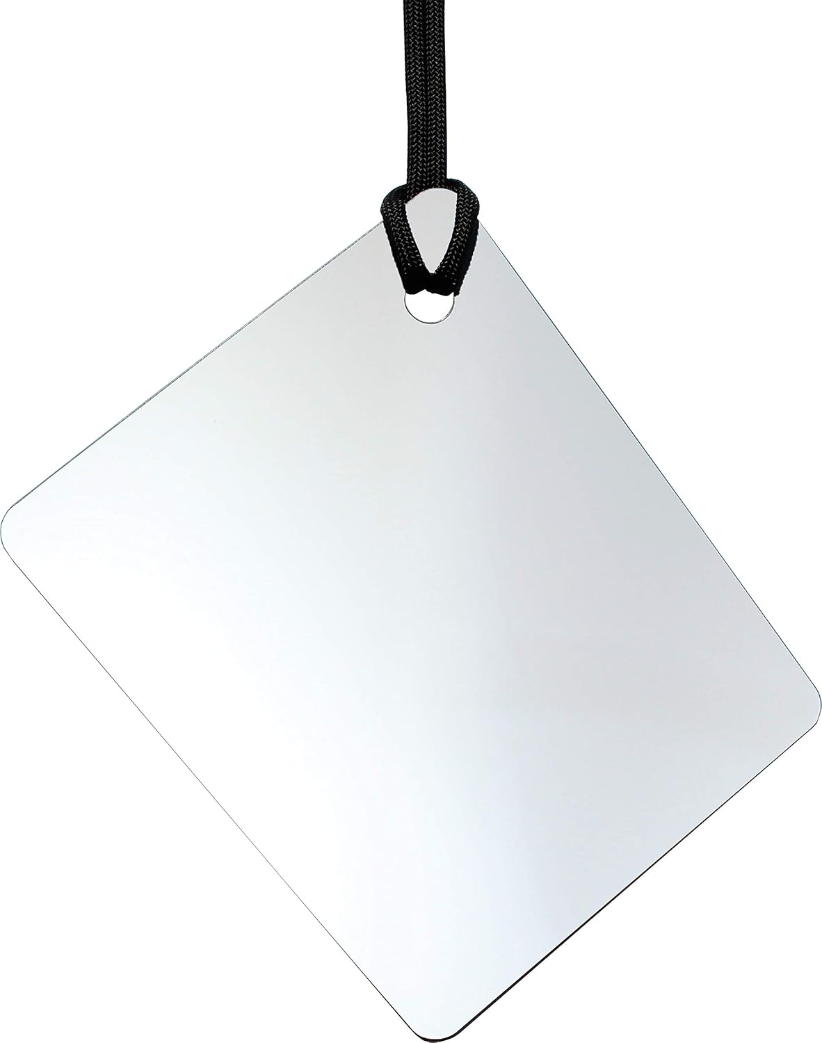 Mirror On A Rope ReflectX Travel Shower Mirror - Light and Durable - Made in The U.S.A. - Shatterproof - Easily Eliminate Fog and Shadows for a Clear Fog Free Reflection. (unclad): Home & Kitchen