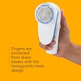 Conair Battery Operated Fabric Shaver Fuzz Lint Remover White Portable view 4