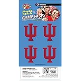 Fan-A-Peel Indiana Waterless Temporary Tattoos - Hypoallergenic Peel and Stick Waterproof Temporary Tattoos - Officially Licensed