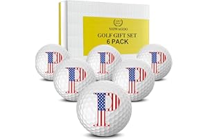 Xeiwagoo Personalized Golf Balls, Funny Unique Initial on Golf Balls, Custom Golf Balls for Golfers, Golf Balls Gifts for Birthday and Retirement(6 Golf Balls)