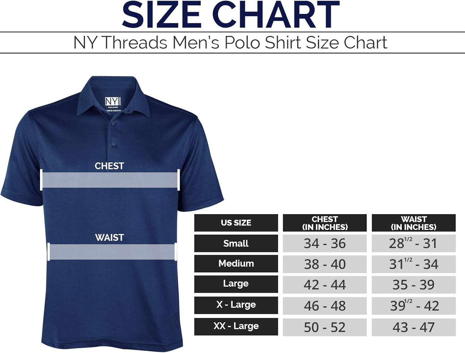NY Threads Pack of 3 Men's Regular-Fit Short Sleeve Polo Shirts at  Men’s Clothing store