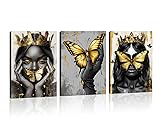 Black Woman Canvas Wall Art African American Wall