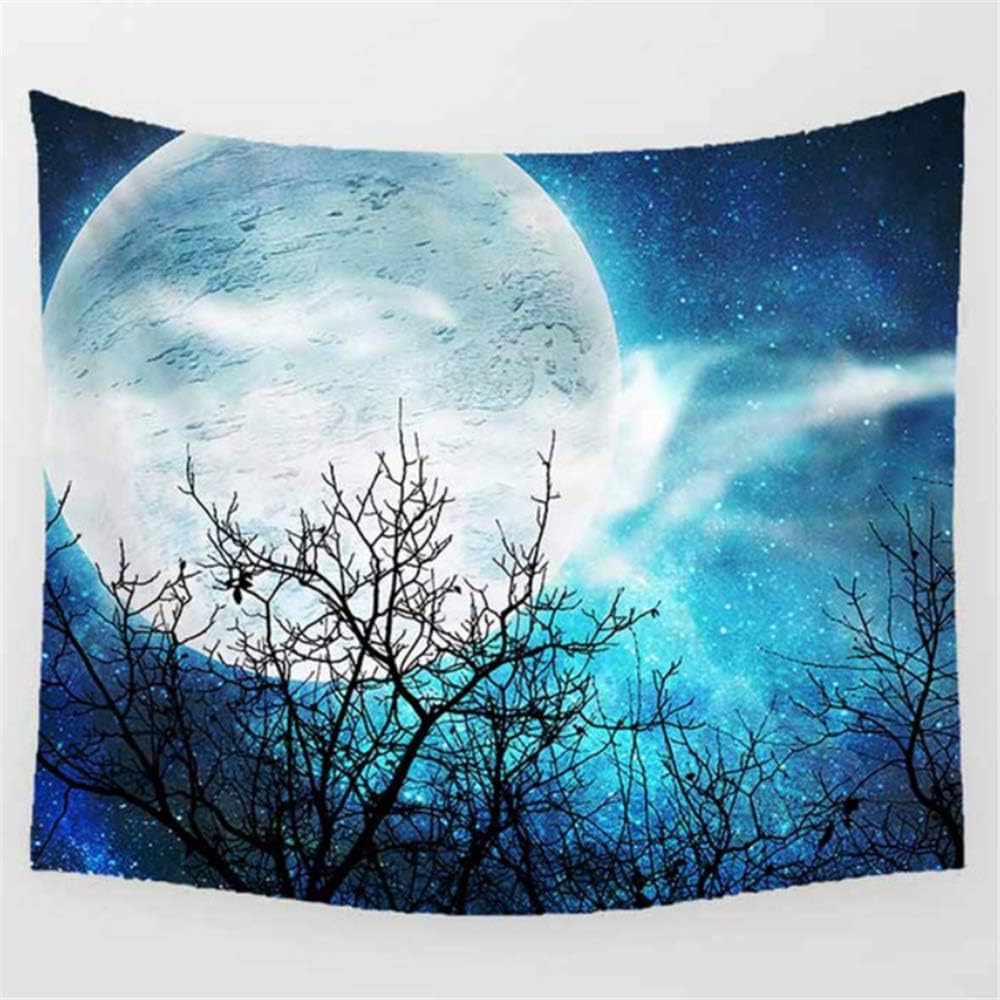 Yyydl Tapestry Beauty Moon Night Landscape Hanging Home Decoration Bedroom Living Room Tapestry 150x200cm Amazon Co Uk Kitchen Home