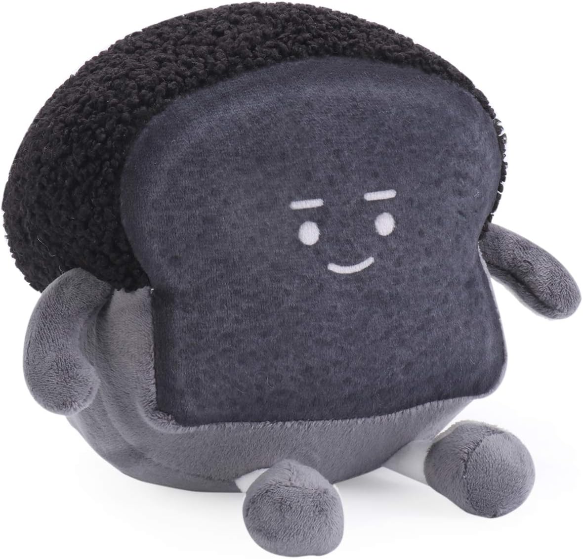 7.9X7.9X4.3inch Toast Sliced Bread Pillow,Cute Plush Soft Toast Bread Food Sofa Cushion,Stuffed Animal Home Bed Sofa Decor (7.9X7.9X4.3 inch)