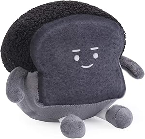 7.9X7.9X4.3inch Toast Sliced Bread Pillow,Cute Plush Soft Toast Bread Food Sofa Cushion,Stuffed Animal Home Bed Sofa Decor (7.9X7.9X4.3 inch)