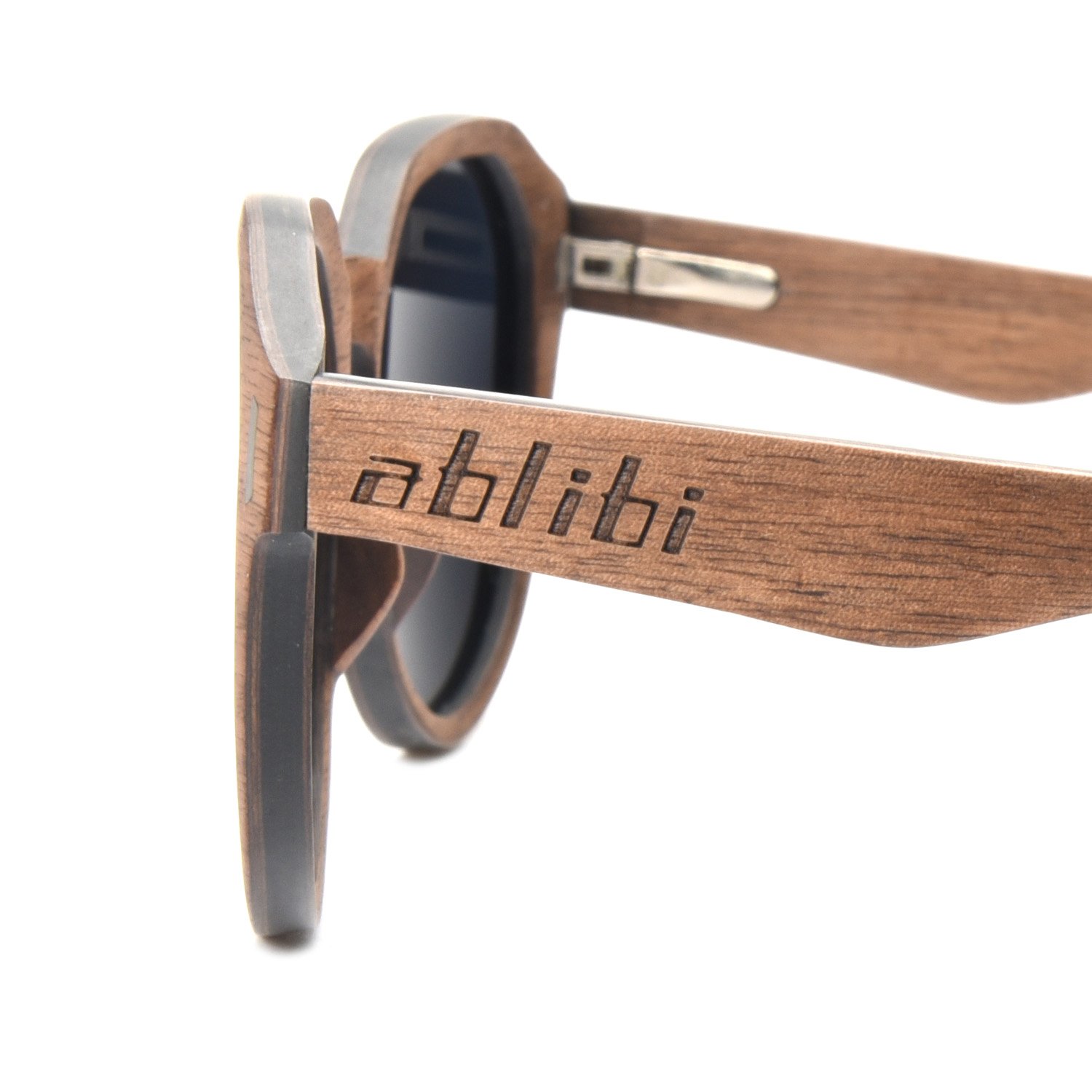 Ablibi Walnut Wooden Sunglasses Polarized Lenses Glasses Mens Driving Shades in Wood Case