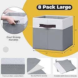 Criusia Storage Cubes for Cube Organizer - 13 inch