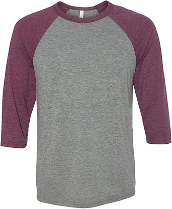 maroon baseball tee