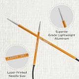 KnitPro Zing Fixed Circular Needles Asymmetrical 10" 2.25mm view 2