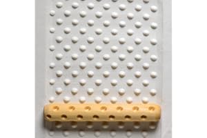 MKM Pottery Tools Wood Hand Rollers for Clay (HR-12 Dots)