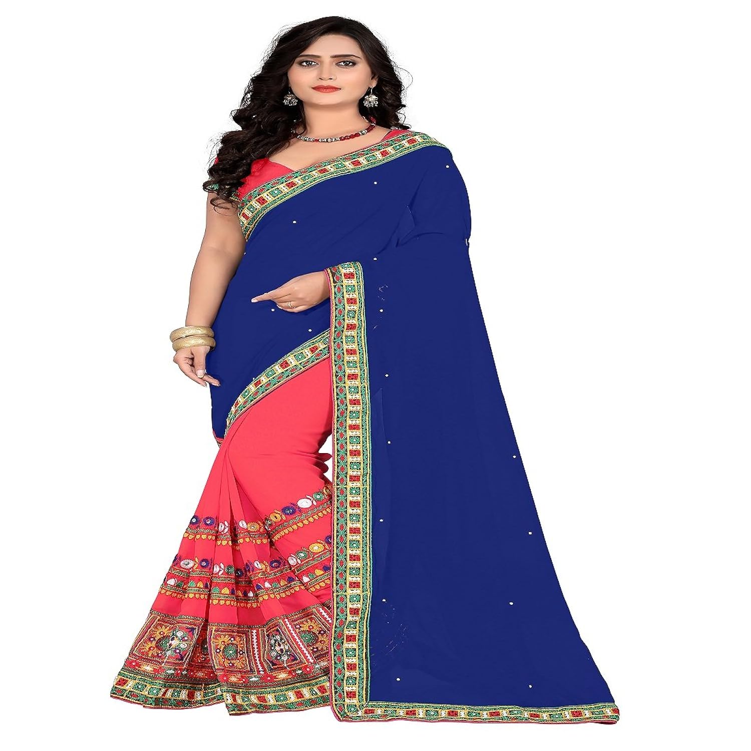 riva enterprise women's georgette saree
