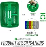 TDBS Cleaning Caddy Kitchen Organiser with Handle Multi Compartment Tray view 3