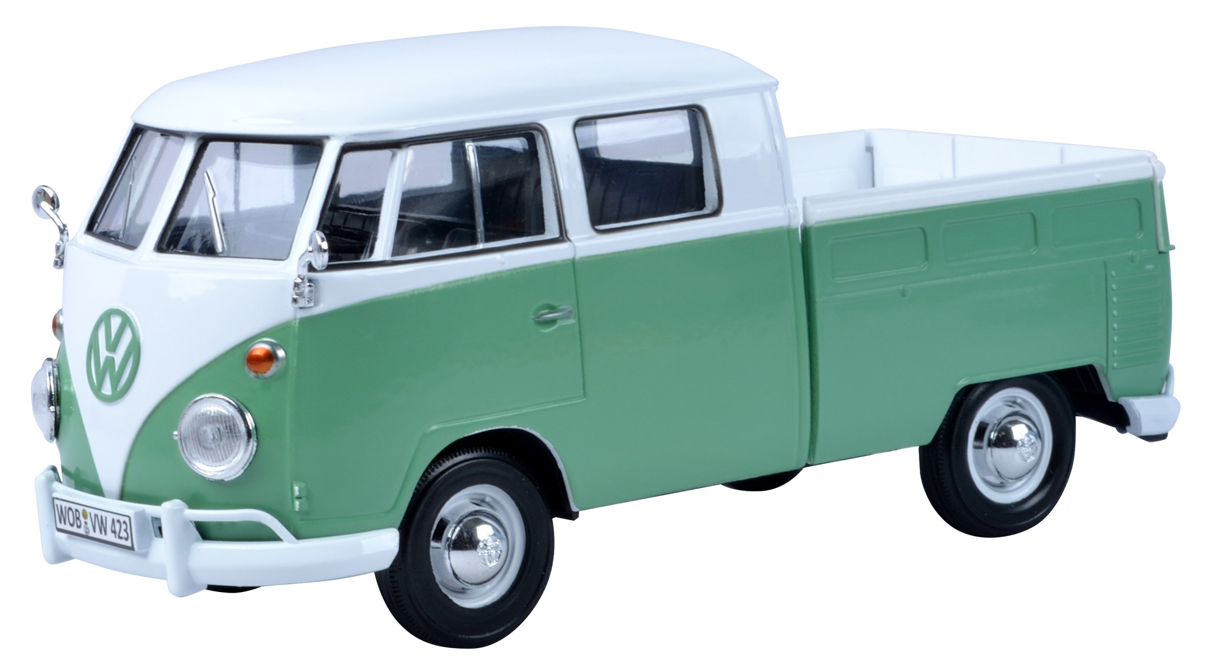 Motormax 79343GW Volkwagen Die cast Pickup, Green/White