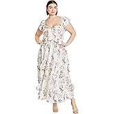 City Chic Fee Print Playsuit