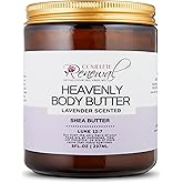Complete Renewal - Heavenly Body Butter, Raw Shea Butter, Whipped Body Butter, Infused With Raw, Natural Butters & Essential Oils, Lavender Body Butter, 8 fl. Oz