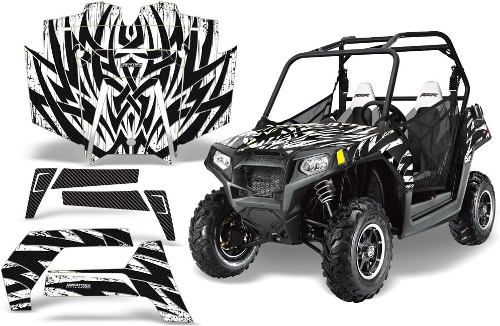 CreatorX Graphics Kit Decals Stickers for Polaris Razor Rzr