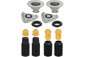 WayJun Front Suspension Shock Strut Support Bearing + Strut Bearing + Protective Bellow + Bumper Stop + Rear Strut Mount + Dust Boot + Shock Bumper Compatible with 911 996 986 987 Boxter Cayman