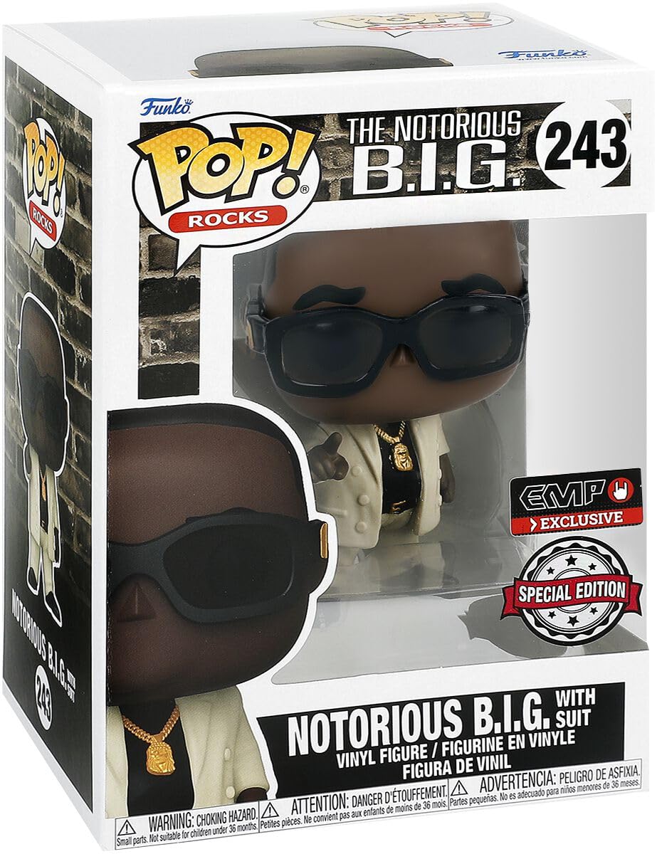 Funko Pop! Notorious B.I.G. with Suit Rocks! Vinyl Figure #243