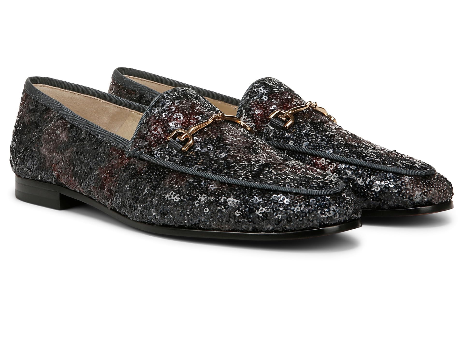 Sam Edelman Women’s Loraine Loafer Black Multi Sequin 6.5 Medium