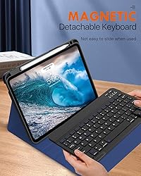 MoKo for New iPad Air 11 Inch Case with Keyboard M2