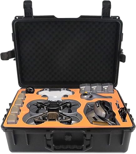 Nanuk 925 Waterproof Hard Case For DJI Avata Drone - Custom Foam Insert For FPV Unit, Goggles & Accessories