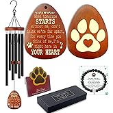 VUZUCOSH Dog Memorial Gifts, 26" Pet Memorial Wind Chime, Gifts for Loss of Dog, Dogs Wind Chimes, Pets Loss Passing Away Remembrance Bereavement Gift, Sympathy Gifts of Pet