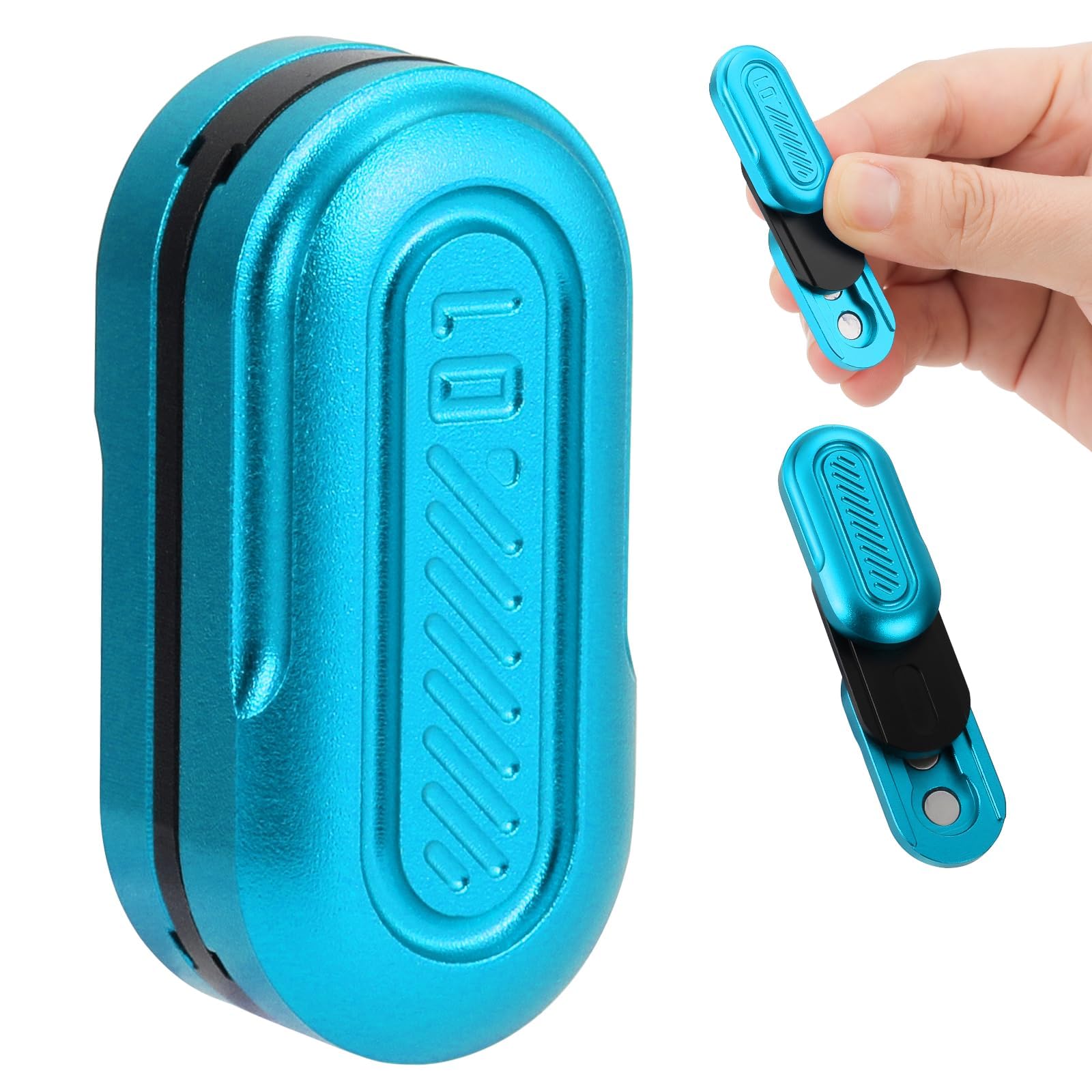 Sunny Power Metal Poker Push Card Fidget Slider, Portable Stress Relief Toy for Adults, Fidget Toys Anxiety Reducer Magnetic Sensory Desk Toy Gift for Men and Women Perfect for ADHD and Autism — image 1