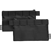 TACTICAL_GEEK Slim EDC Pouch, Portable Utility Carry Organization,Waterproof Small Nylon Bag,Lightweight Daily Organizer