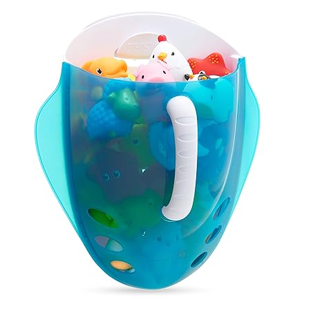 Munchkin Badespielzeugsammler Und Aufbewahrungskorb Blau Amazon De Baby