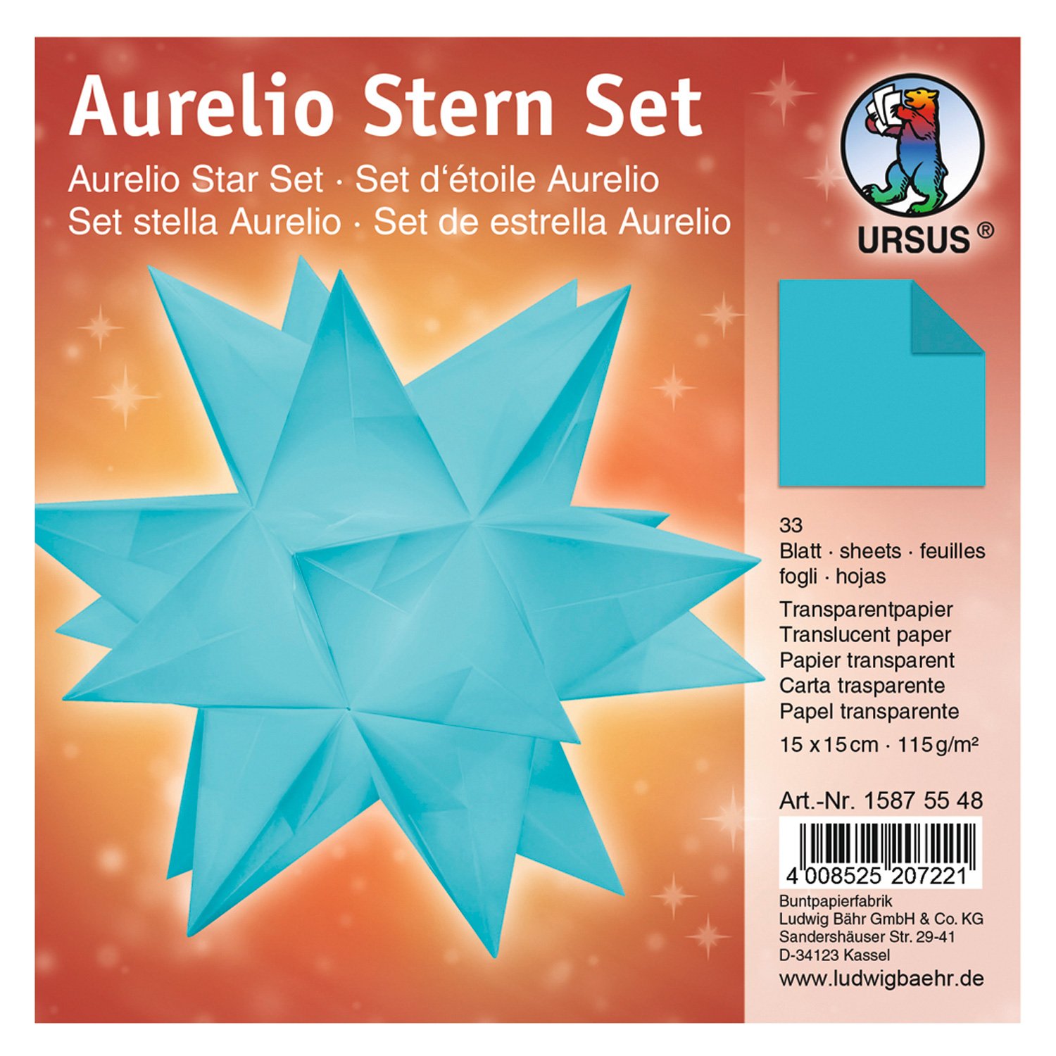 Ursus 15875500 Aurelio Folding Star Sheets