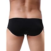 iKingsky Men's Soft Boxer Briefs U-Hance Pouch Mens Underwear