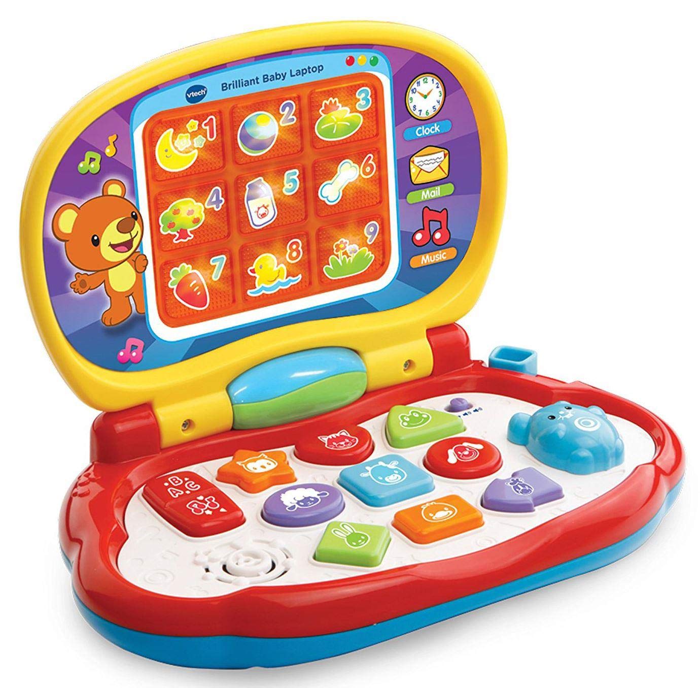VTech Baby Laptop Toy, Multicolor, 28 x 5.3 x 22 cm