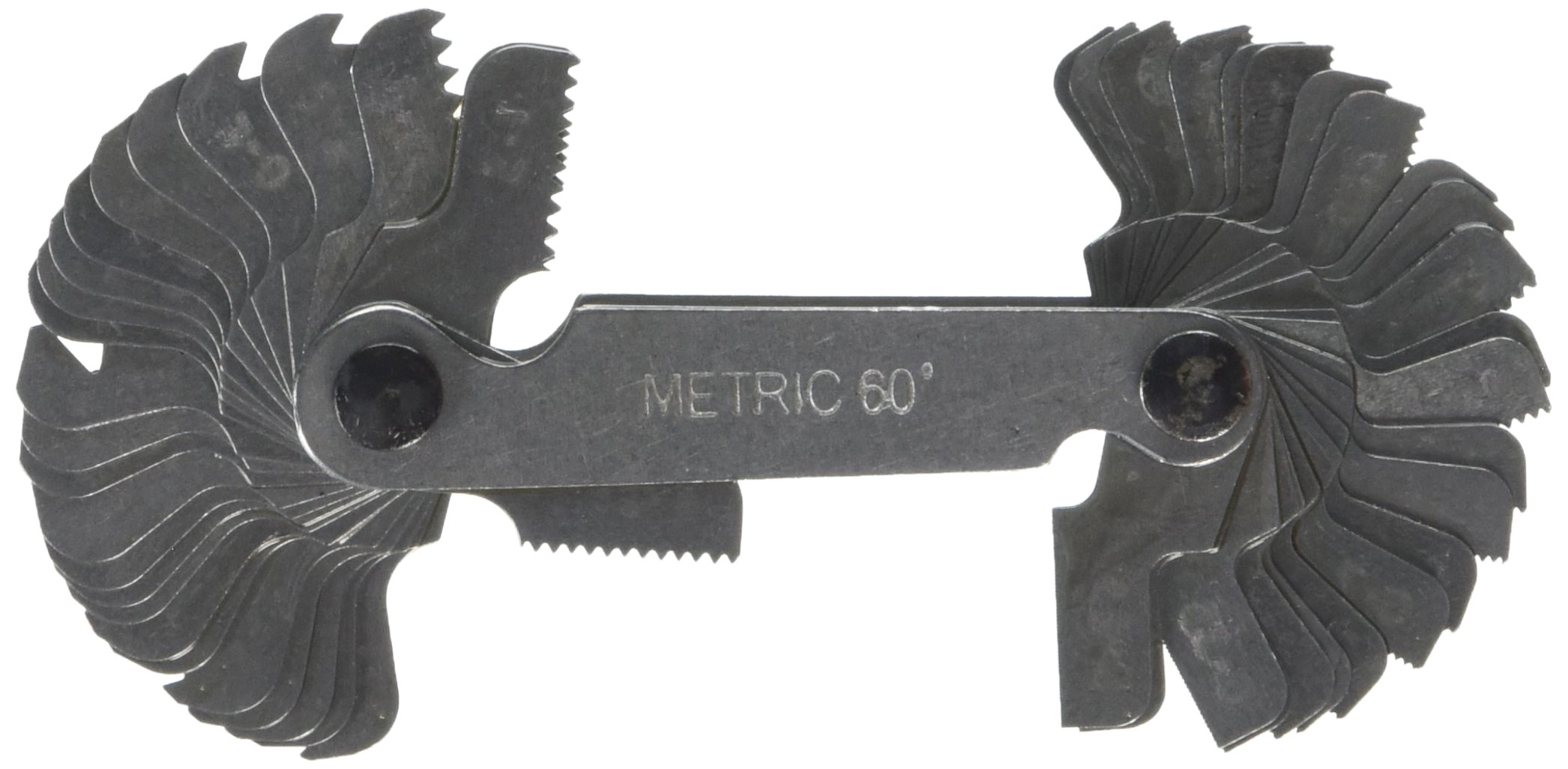 Faithfull PITCHMW Whitworth Metric Screw Pitch Gauge 52