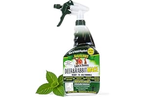 NATURE'S MACE Nature’s Mace Deer and Rabbit MACE, Deer Repellent Spray For Plants, 40oz Ready-To-Use, Deer Deterrent, For Home & Garden, Protect Plants Fast, Keep Deer Out, Safe Around People, Pets, Plants, Produce