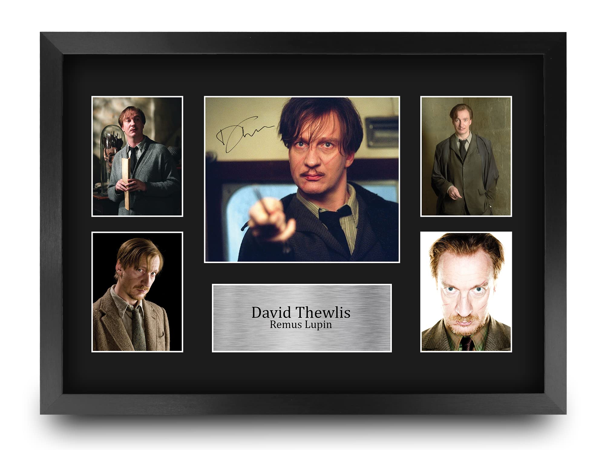 HWC Trading FR A3 David Thewlis Harry Potter Remus Lupin Gifts Printed Signed Autograph Picture Display for Movie Memorabilia Fans - A3 Framed
