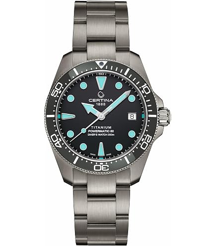 Amazon.com: Certina, Mens, DS Action Diver 38mm Powermatic 80
