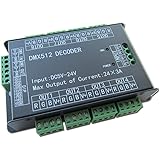 High Power 24 Channel 3A/CH DMX512 Controller Led Decoder Dimmer For Project
