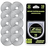HEADLEY TOOLS 45mm Rotary Cutter Blades 10 Pack