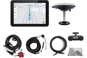 SMAJAYU Tractor Guidance System with Precision AG Software, Android10 Tablet, 4-inch High Accuracy by PPP, 1-inch by CORS, A-B line Guidance Compatible with Any Tractor CAT. John-Deere...JY100 New