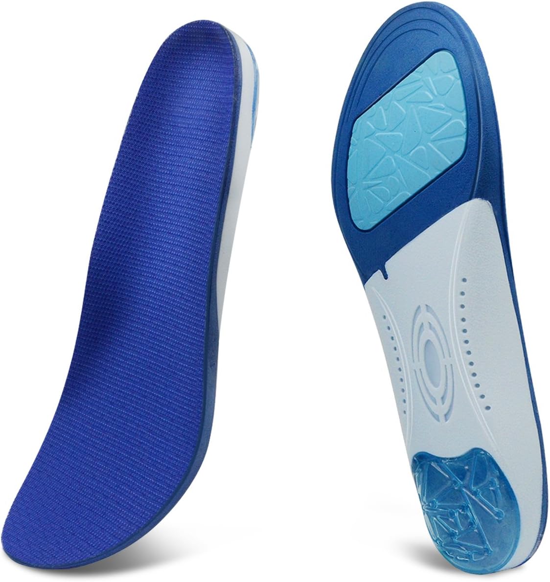 GIVBRO Orthotics insoles with Arch Supports- Shoe Inserts for Flat Feet,Plantar Fasciitis, Relieve Foot Pain and Pronation For Men and Women