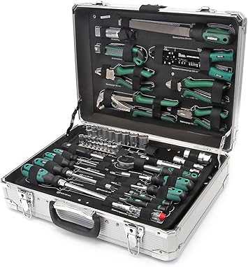 Maletín de herramientas Mannesmann 108 partes 29075: Amazon.es: Bricolaje y herramientas