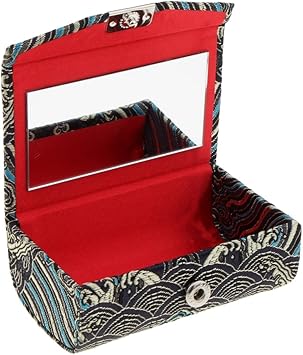 Sharplace Porte Rouge à Lèvres De Maquillage Broderie Avec