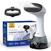 Rolipo Steamer for Clothes 1350W, Portable Handheld | Home & Travel, Upgraded 400ML Tank, Fast Heat-Up Wrinkle Remover, Leak-