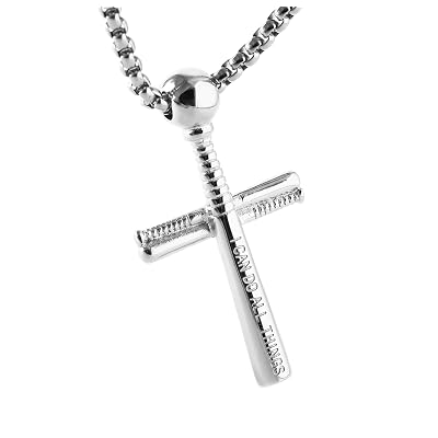 Buy HZMAN Baseball Cross Sports Pendant 