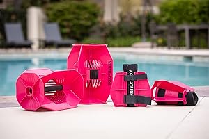 Aquastrength Hydro-Tone Total Body Pool Weights for Water Exercise | Isokinetic Functional Water Weights | Build Muscle - Easy on Joints | Aquatic Pool Weight | Quick Start Guide