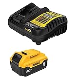 DEWALT 20V MAX 5 Ah Lithium-Ion Battery and Charger
